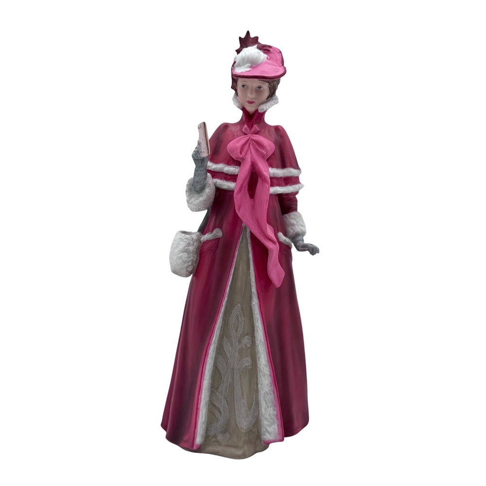 Avon 1989 Mrs. P.F.E. Albee Figurine Pink Women's President's Club Award Vintage